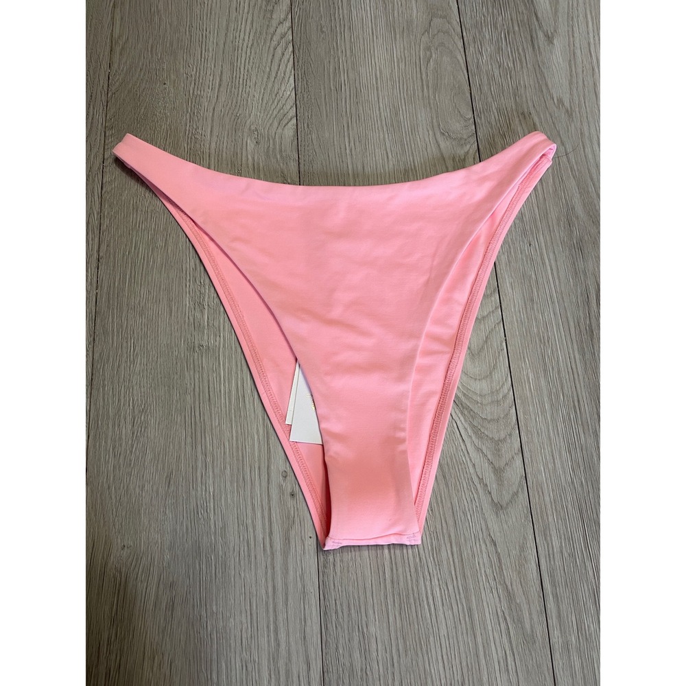 L Space x Jamie Van Slooten Leilani Bitsy Bikini Bottom Pink Large - Picture 3 of 11